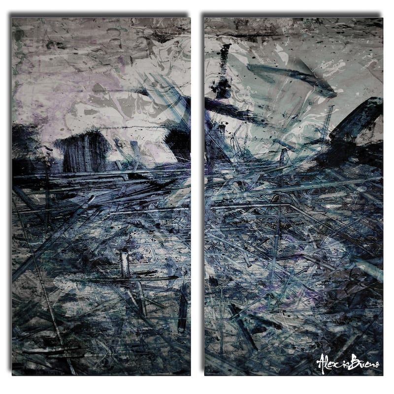 Ready2HangArt 'Abstract' 2-Pc Canvas Art Set