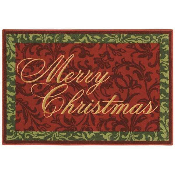 Merry Christmas Holiday Accent Rug (2'7 x 3'10) Accent Rugs
