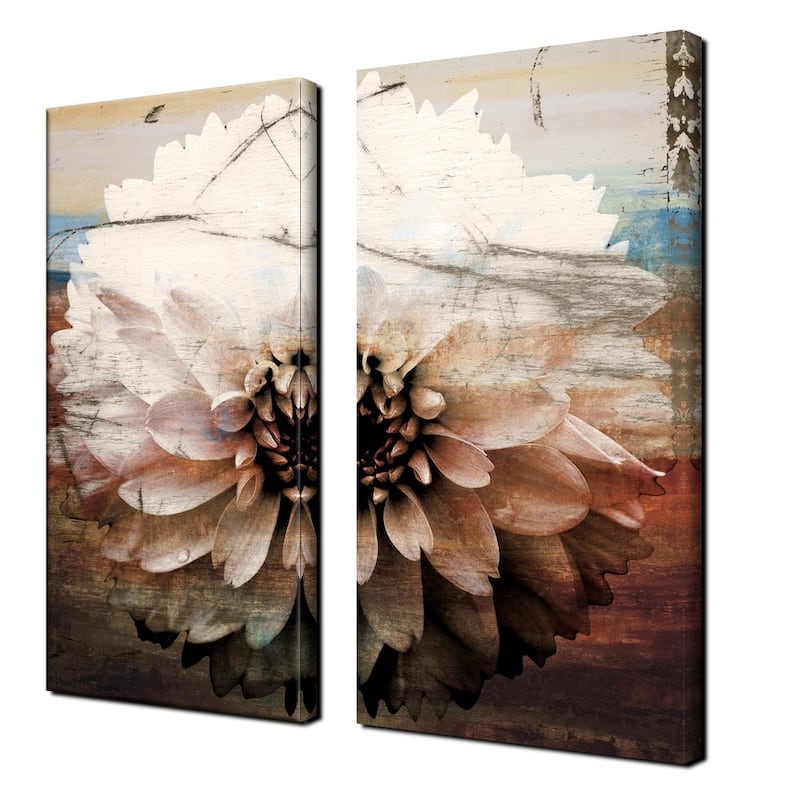Ready2HangArt 'Daisy' Oversized Canvas Wall Art (Set of 2)