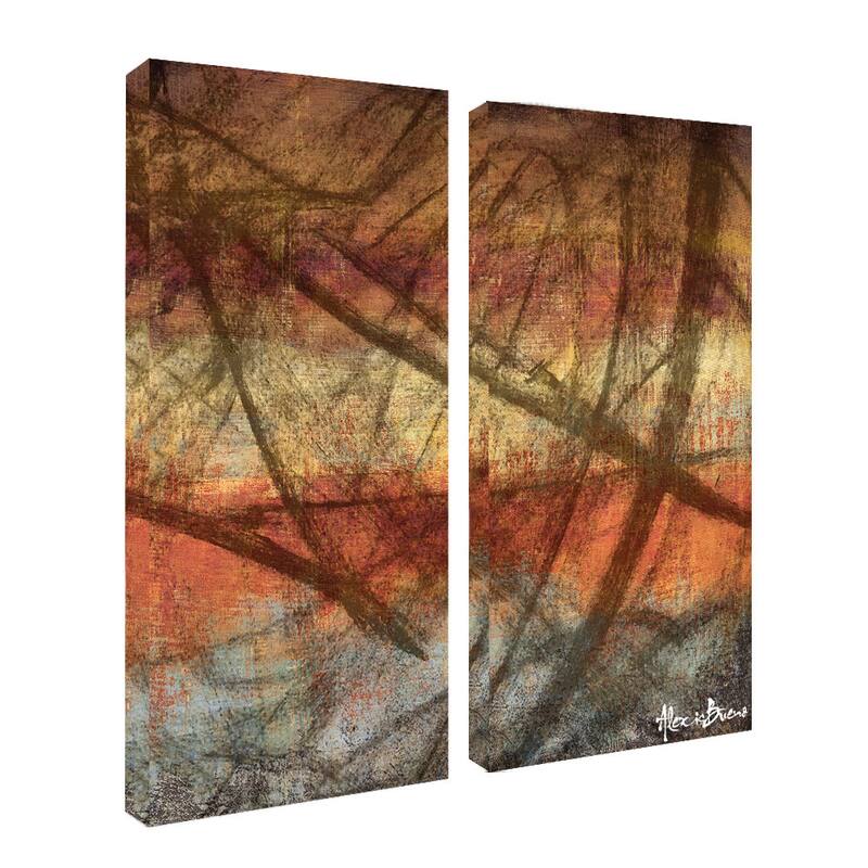 Ready2HangArt 'Abstract' Over-sized Canvas Wall Art (Set of 2)
