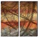 preview thumbnail 2 of 4, Ready2HangArt 'Abstract' Over-sized Canvas Wall Art (Set of 2)