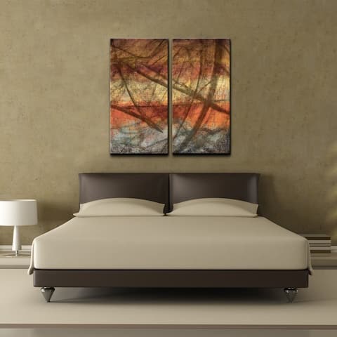 Ready2HangArt 'Abstract' Over-sized Canvas Wall Art (Set of 2)