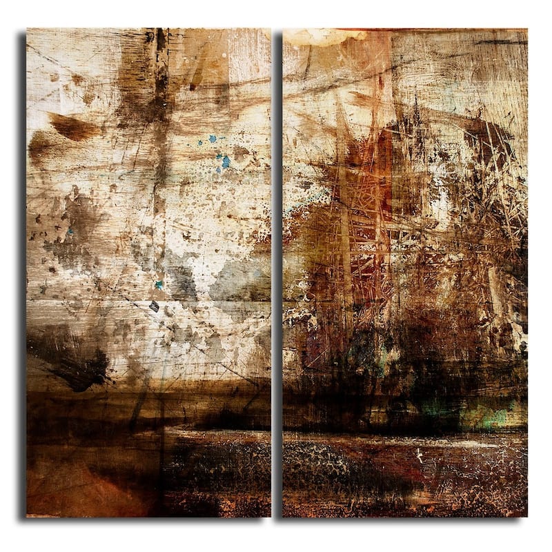 Ready2HangArt 'Abstract' Oversized Canvas Wall Art (Set of 2)