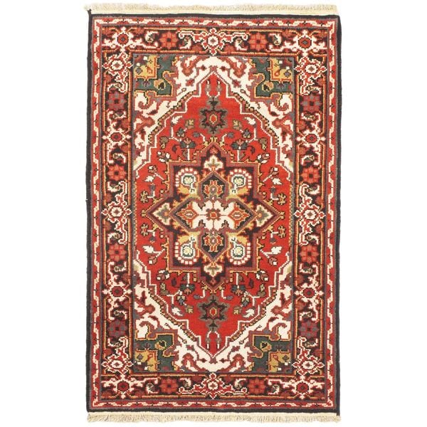 Hand-knotted Royal Heriz Red Wool Rug (3'x5') - Free Shipping Today ...