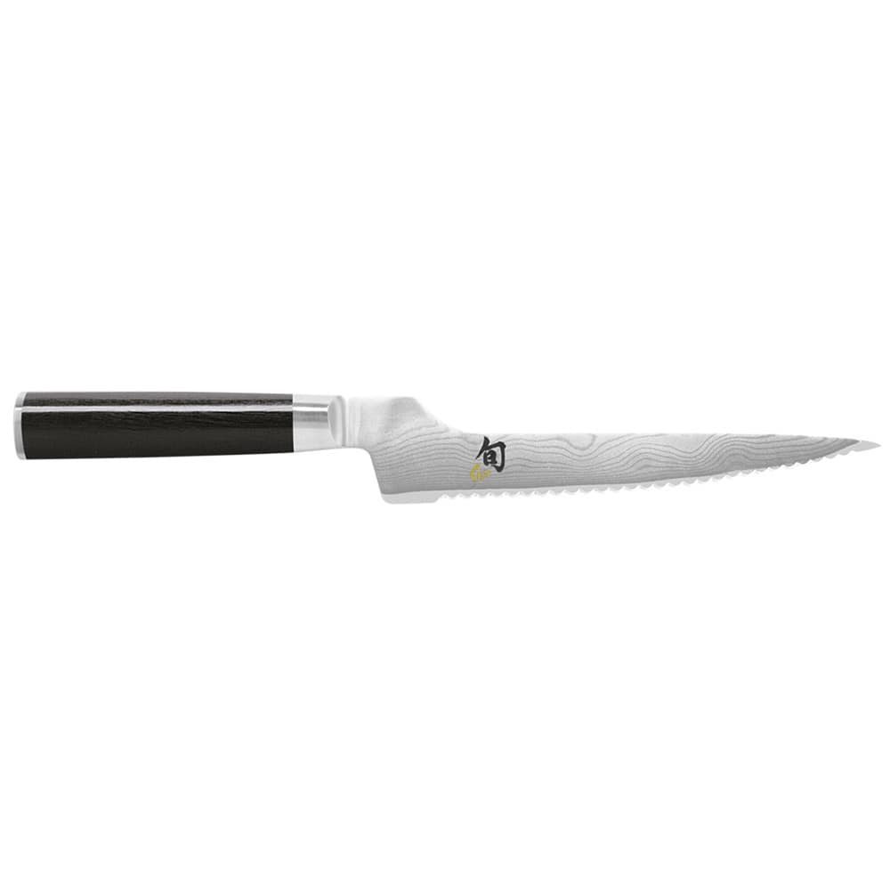 Shun DM0724 Classic Offset Bread Knife, 9 inch