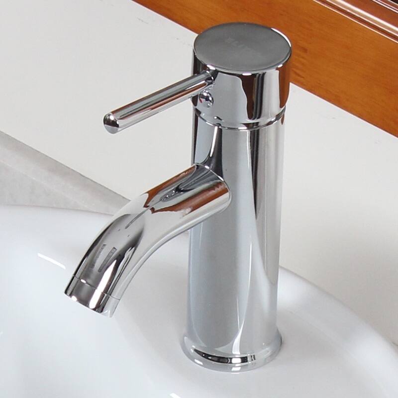 CAE F371024C Luxury Short Chrome Single-handle Bathroom Lavatory Faucet