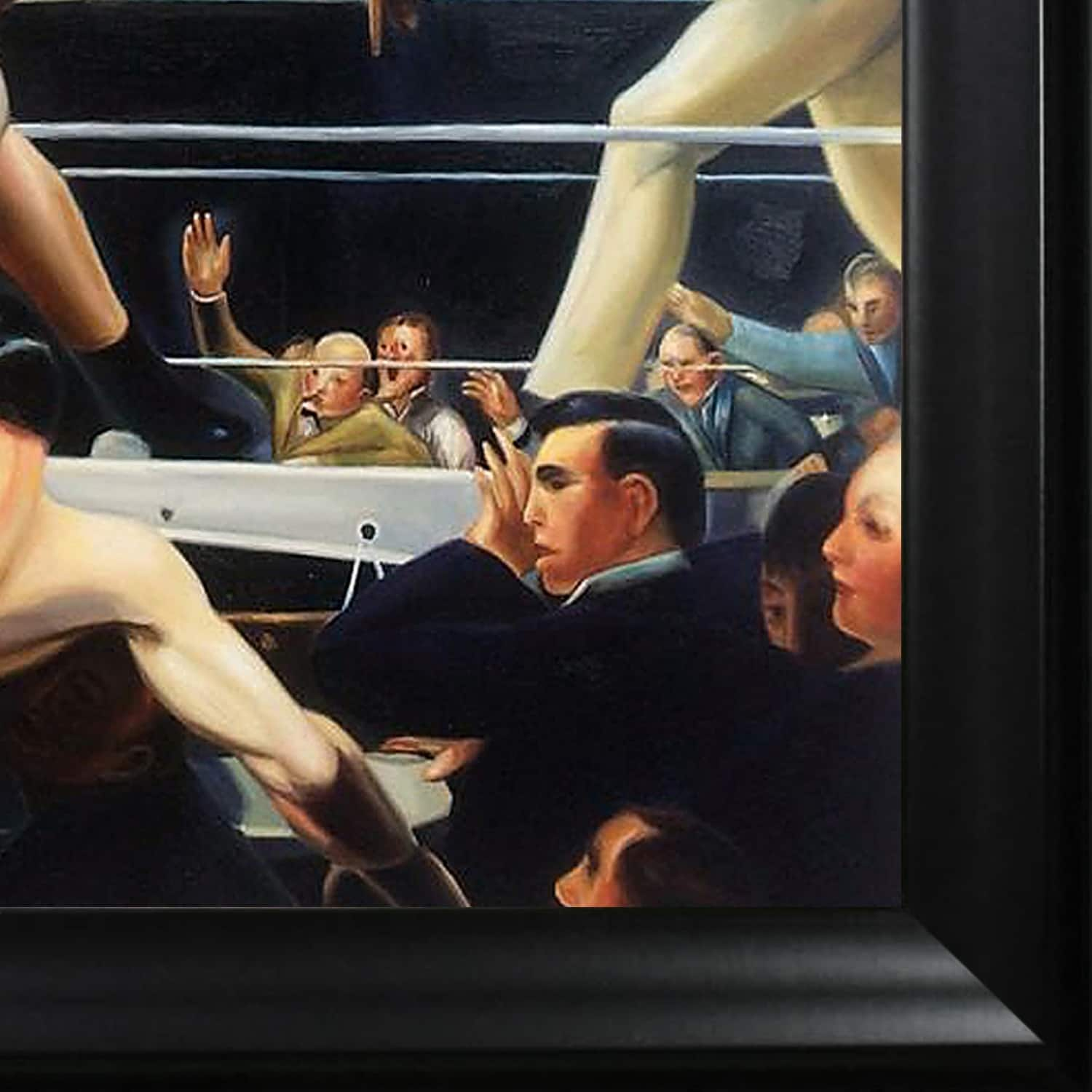 La Pastiche George Wesley 'Bellows Dempsey and Firpo' Hand Painted ...