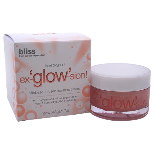 Bliss Triple Oxygen Ex Glow Sion 1.7 ounce Vitabead Infused Moisture