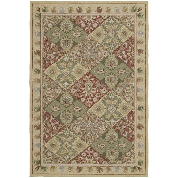 Fiesta Multi-colored Indoor/ Outdoor Panel Rug (5'0 x 7'6) - 5' x 7'6