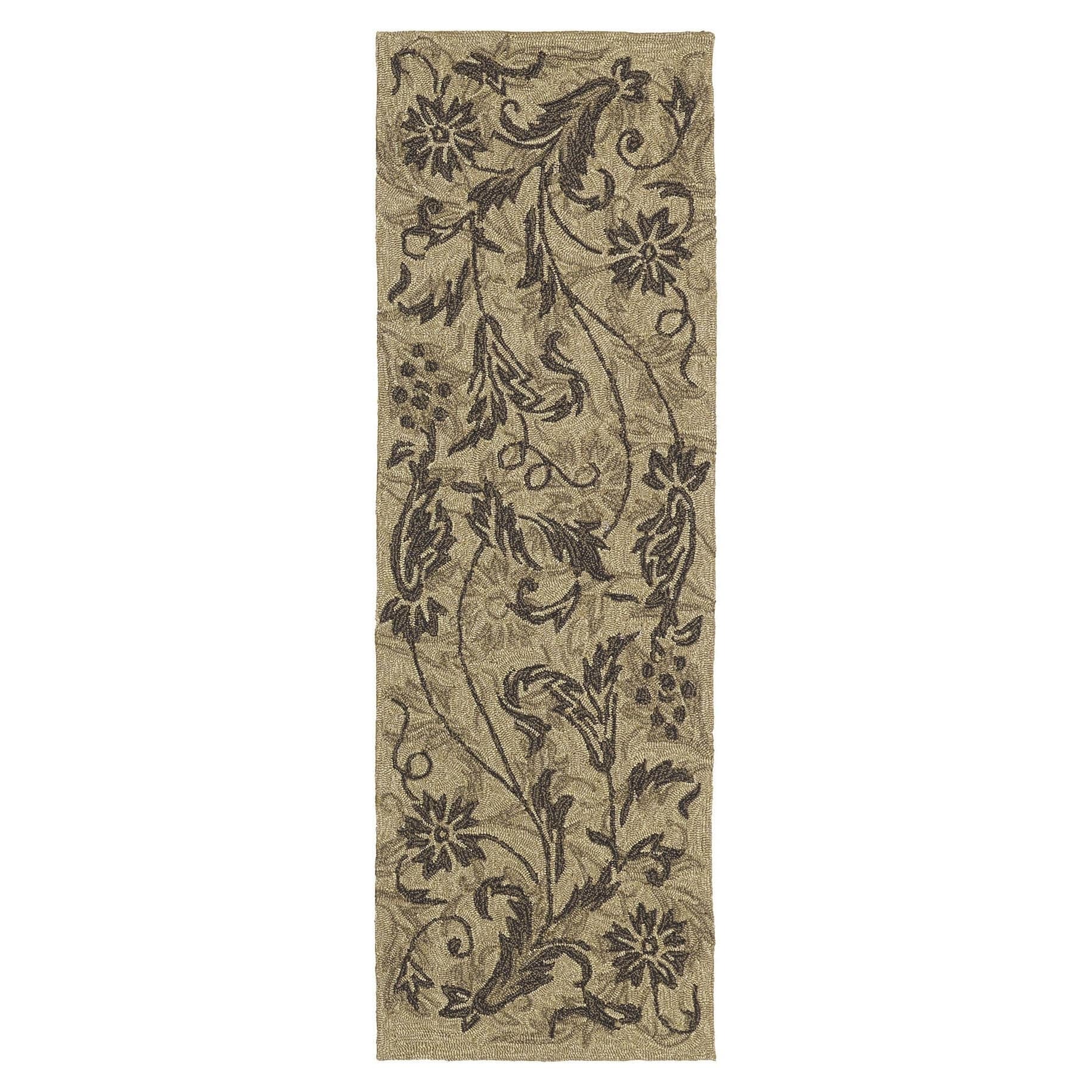 Fiesta Coffee Indoor/ Outdoor Paradise Rug (20 X 60)