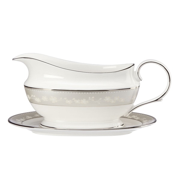 Lenox Bellina Sauce Boat and Saucer