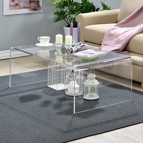 Shop Clear Acrylic Coffee Table Sale Free Shipping