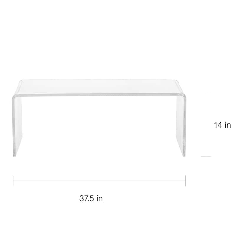 Modern Clear Acrylic Coffee Table