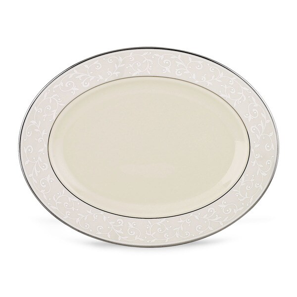 Lenox Pearl Innocence 16-inch Oval Platter
