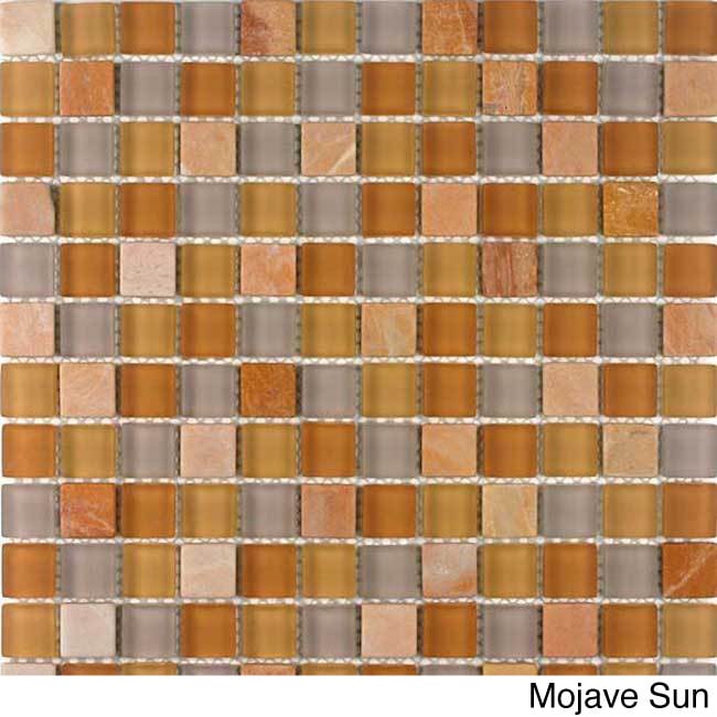 Glacier Mountain Squares Tiles (10.56 Square Feet)