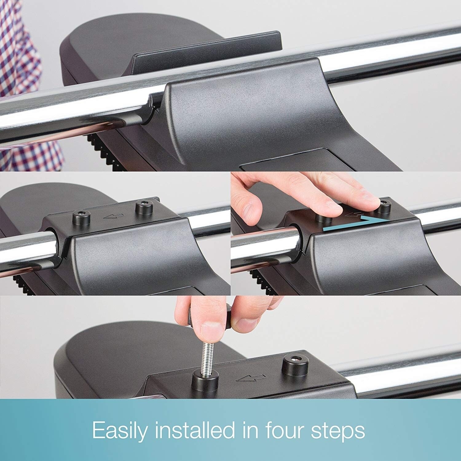 Rotating Richards Homewares Operated Black Motorized Tie Rack With