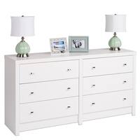 Pure White Nolita 6-drawer Dresser