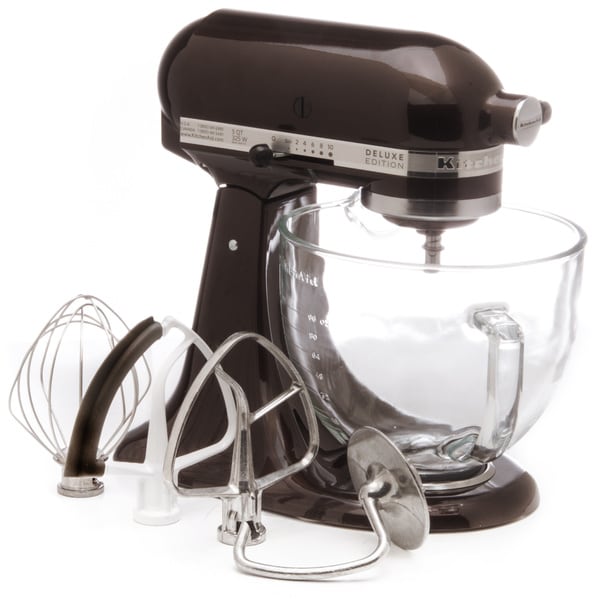 KitchenAid KSM154GBQES Espresso 5 quart Artisan Tilt Head Stand Mixer with Bonus Flex Edge Beater KitchenAid Mixers