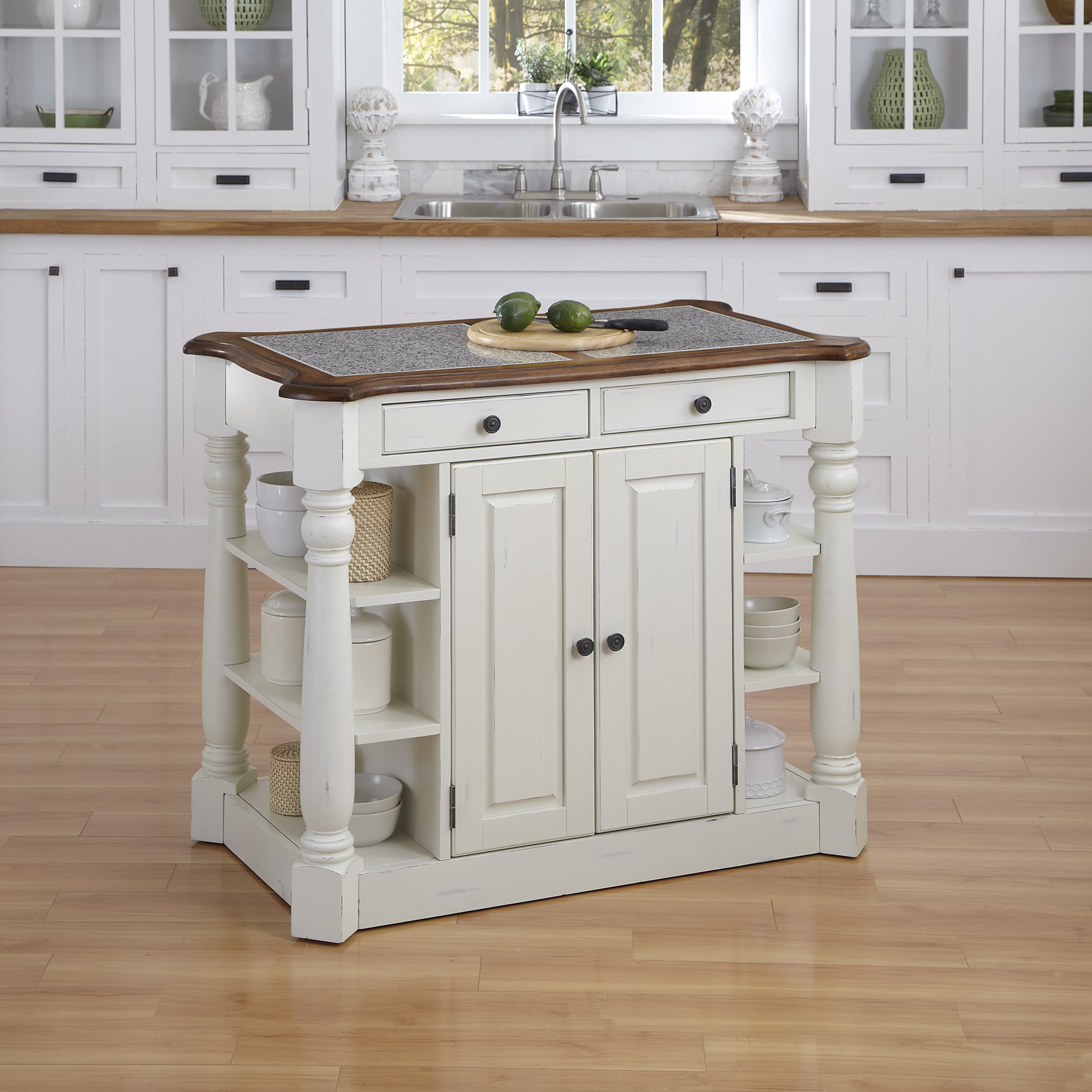Shop Black Friday Deals On Americana Granite Kitchen Island By Home Styles Overstock 8408393
