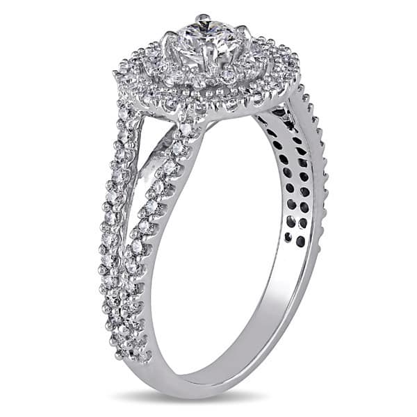 Miadora Signature Collection 14k White Gold 1ct TDW Diamond Engagement Ring