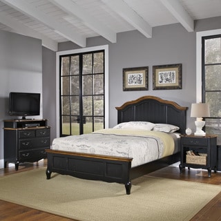 The French Countryside Queen Bed, Night Stand, and Media Chest Bedroom Sets