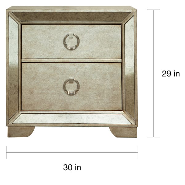 Celine 5 Piece Mirrored And Upholstered Tufted King Size Bedroom Set Overstock 8409731