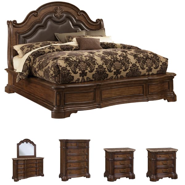 Connor 6piece Platform Kingsize Bedroom Set Bed Bath & Beyond 8409736