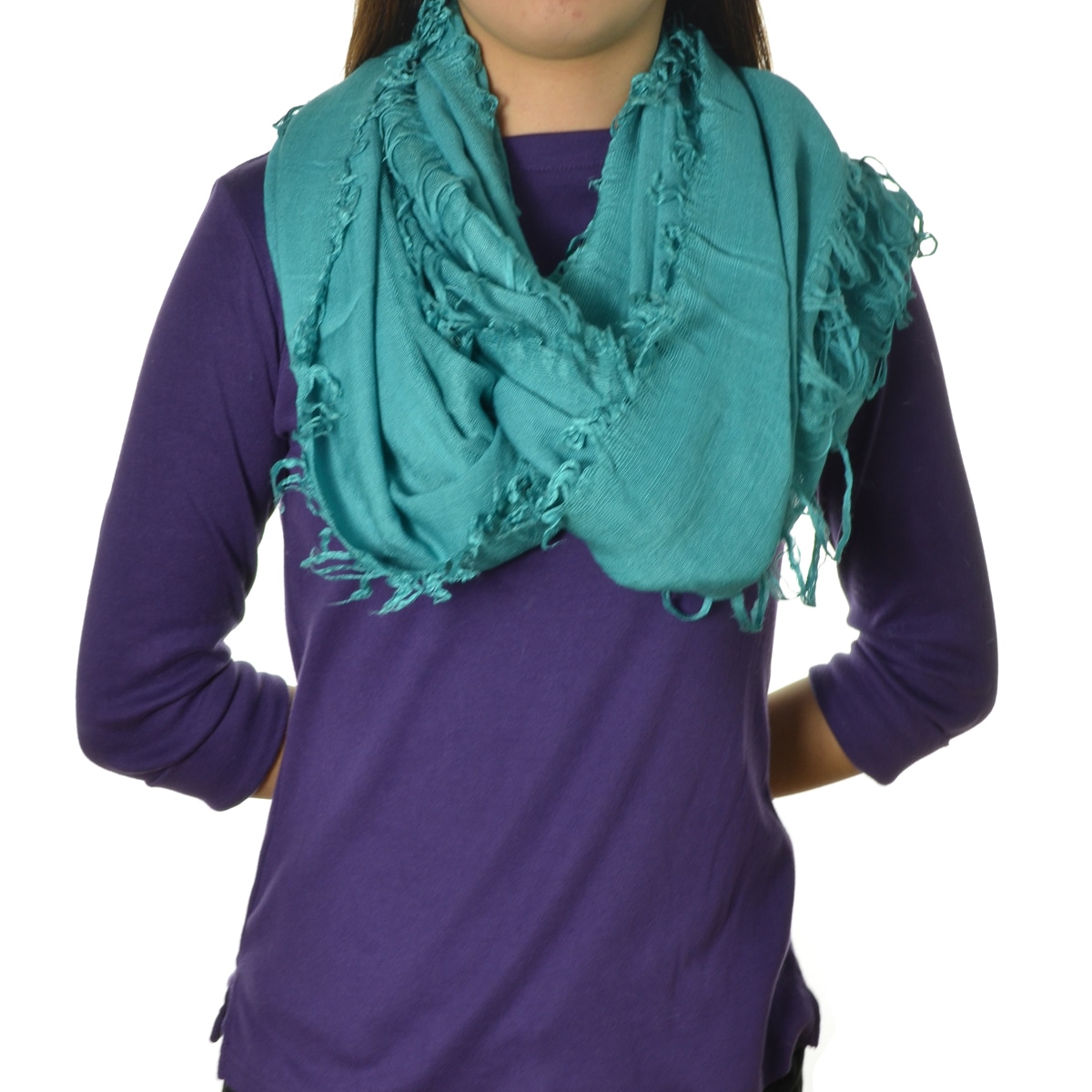 La77 Fringe Infinity Scarf