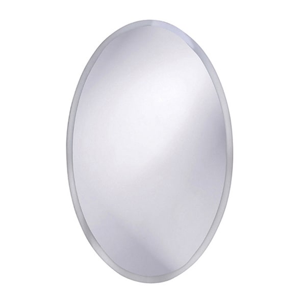Frameless Beveled Oval Mirror   15709969   Shopping   Great