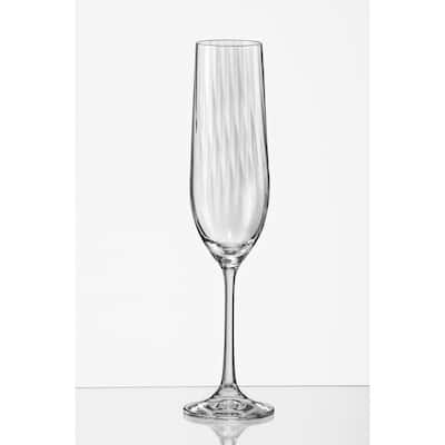 Viola Optic Champagne Flute 6.5oz (Set of 6)