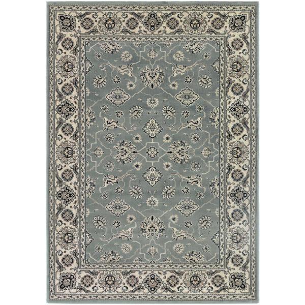 Shop Bacara Tahari/ PewterBeige Powerloomed Area Rug (7'10 x 11'2