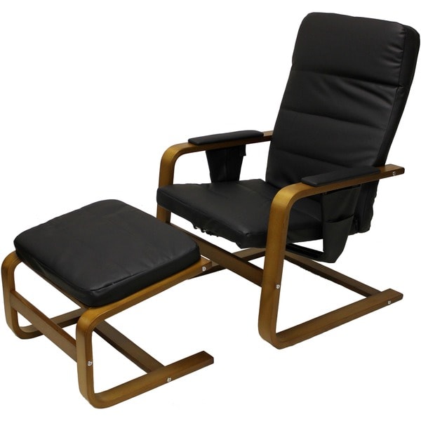 Stockholm Bentwood Reclining Chair Ottoman Bed Bath Beyond