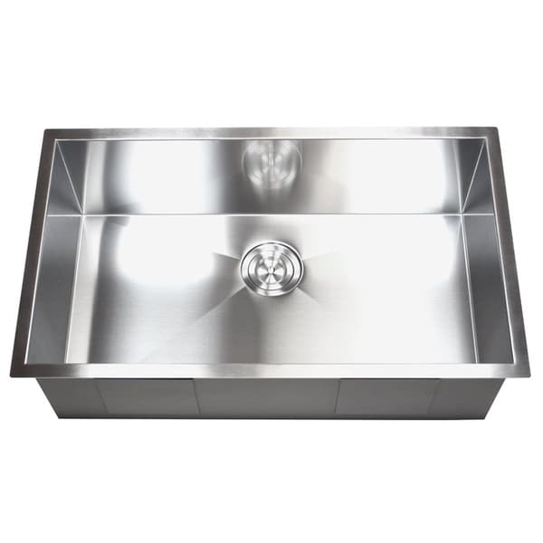 30 inch Stainless Steel Single Bowl Undermount Zero Radius Kitchen Sink 16 Gauge cb3ce96a 41c2 4c99 adcd ad2c45cfb49b_600