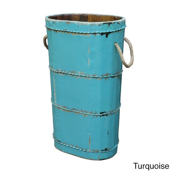 Bulgan Wooden Tall Bucket Free Shipping Today 15716999