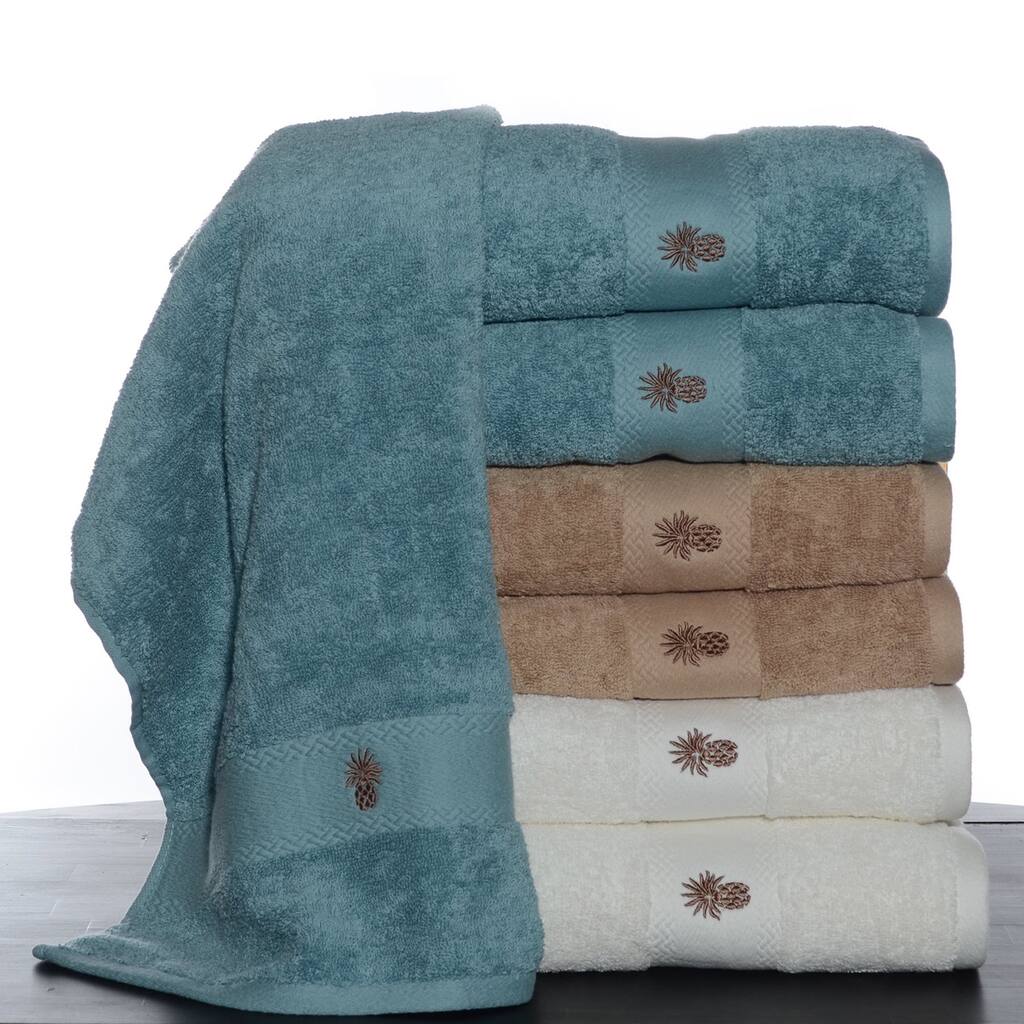 Tommy Bahama Embroidered Pineapple 6-piece Towel Set