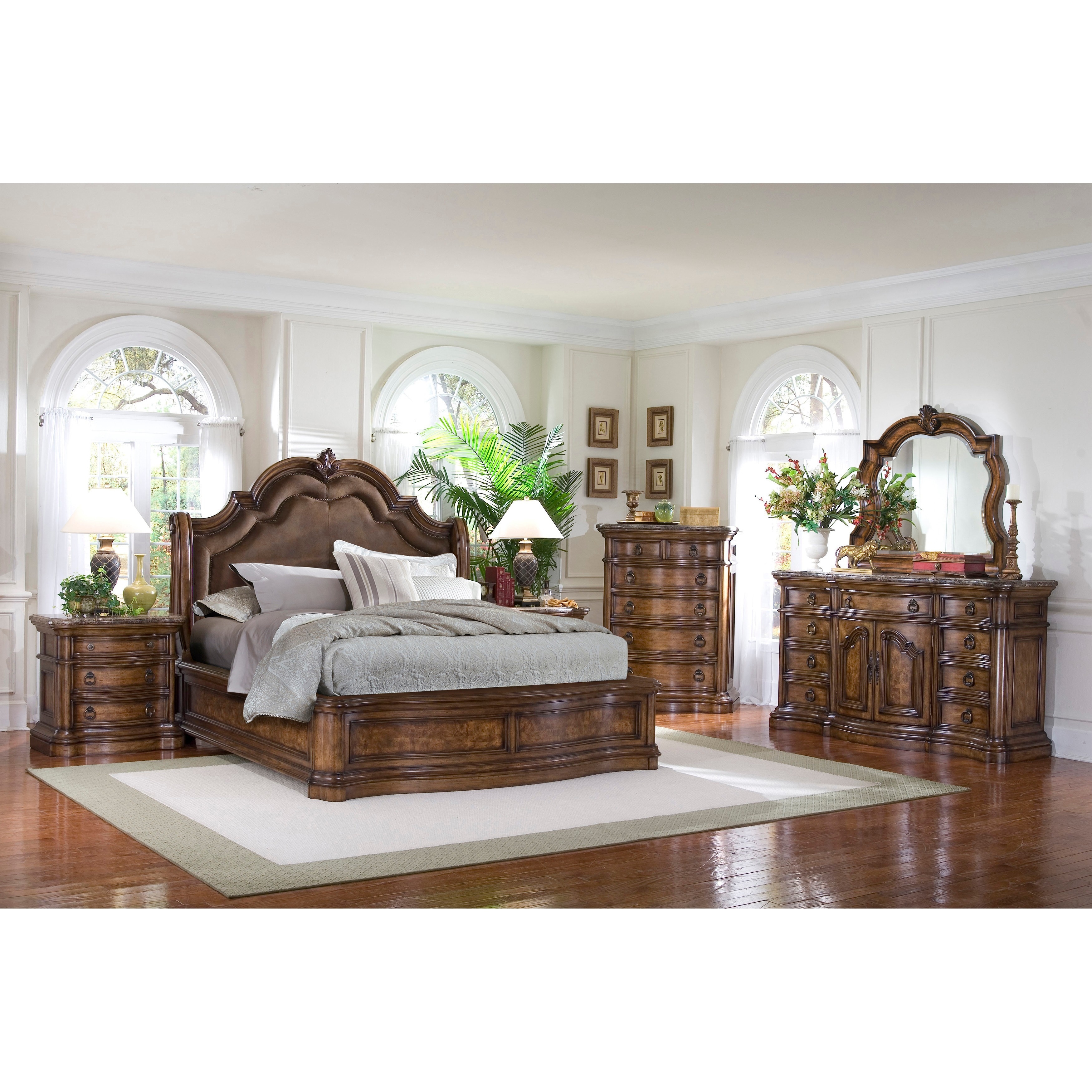 Montana 6-piece Platform Queen-size Bedroom Set - Bed Bath