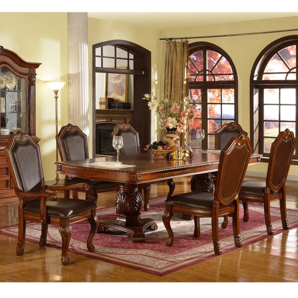 leather formal dining chairs