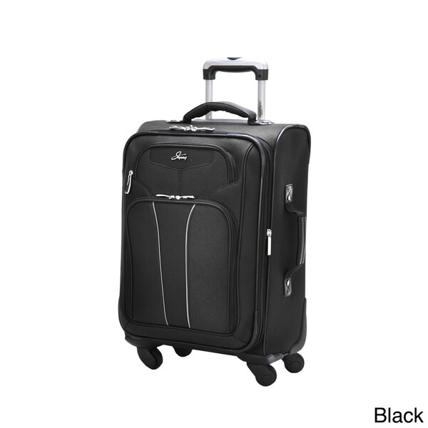 4 wheel expandable suitcase