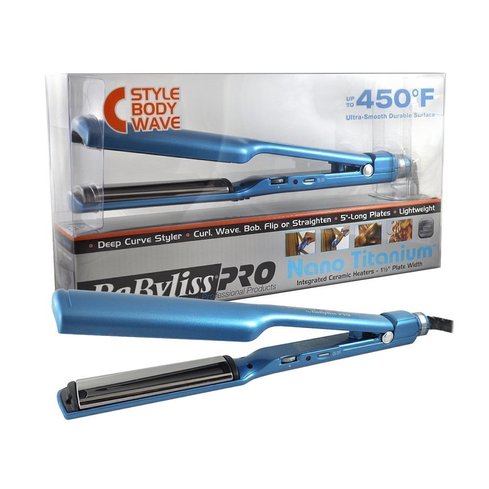 babyliss pro nano titanium c styler flat iron