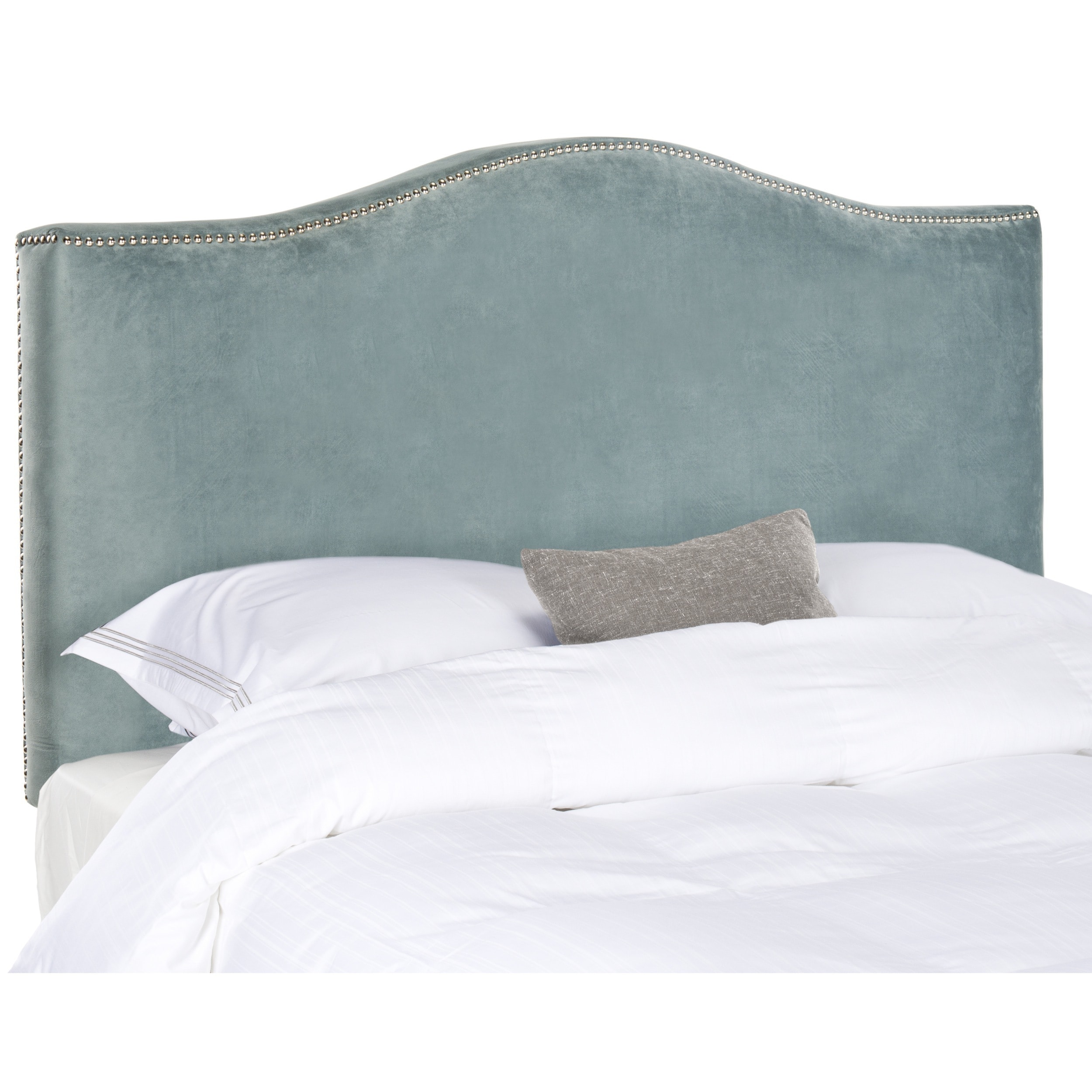 Jeneve Wedgwood Blue Camelback Headboard (queen)