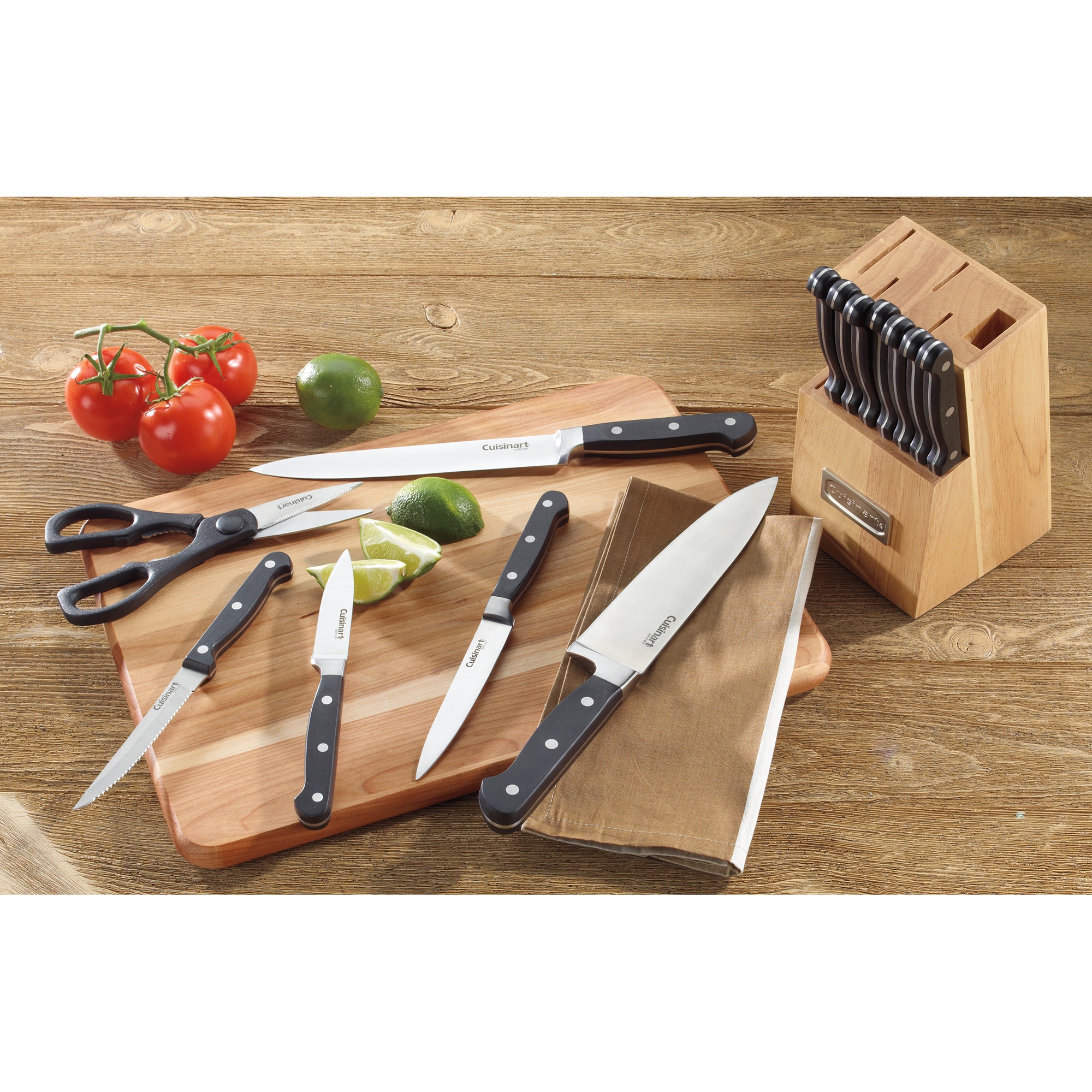 Cuisinart 14-piece Triple Rivet Knife Set - 9236529