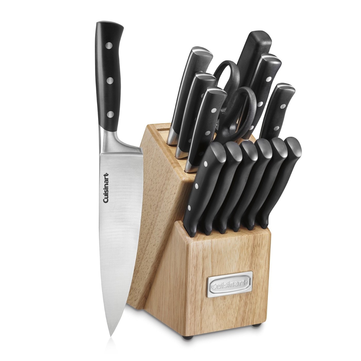 Cuisinart German Stainless Steel Hollow Handle Cutlery Block 15 Pc. Set, Cutlery, Household