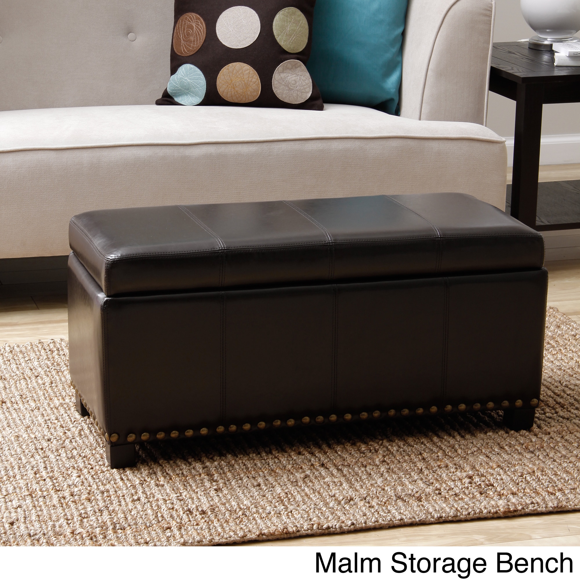 Warehouse Of Tiffany Malm Black Storage Bench