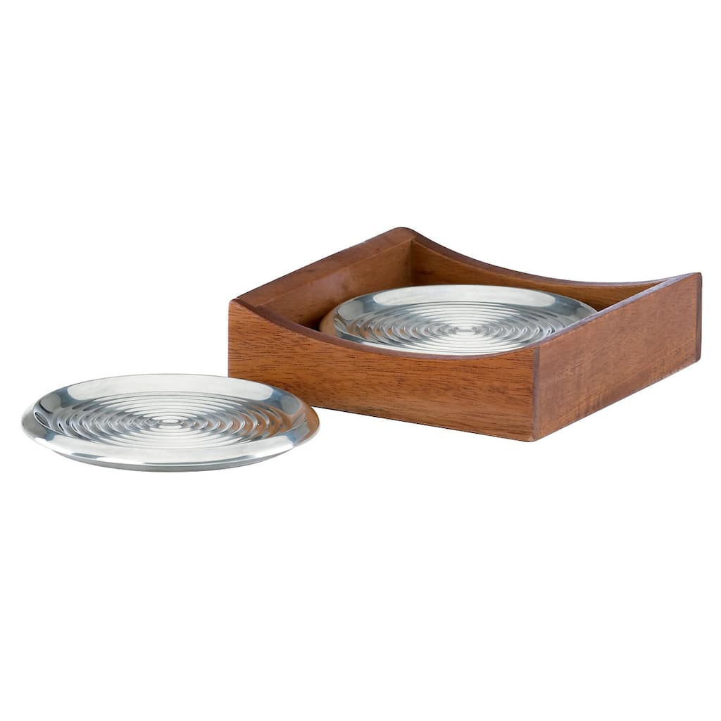 Dansk Classic Fjord Metal Coaster Set