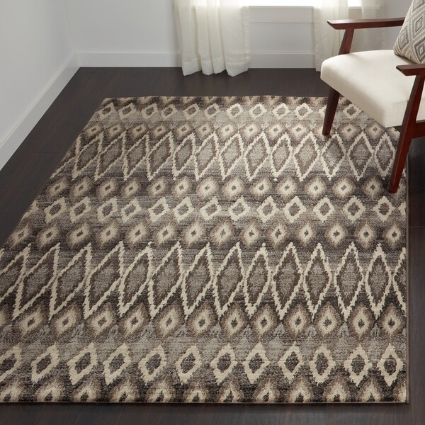 Shop Provencal Tribal Grey Area Rug On Sale Free Shipping Today