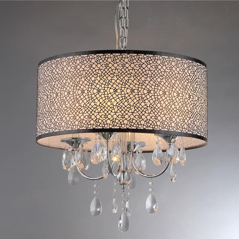 Lush Crystal Chandelier - Brown