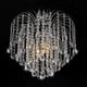 preview thumbnail 3 of 1, Mary 4-light Chrome Crystal Chandelier
