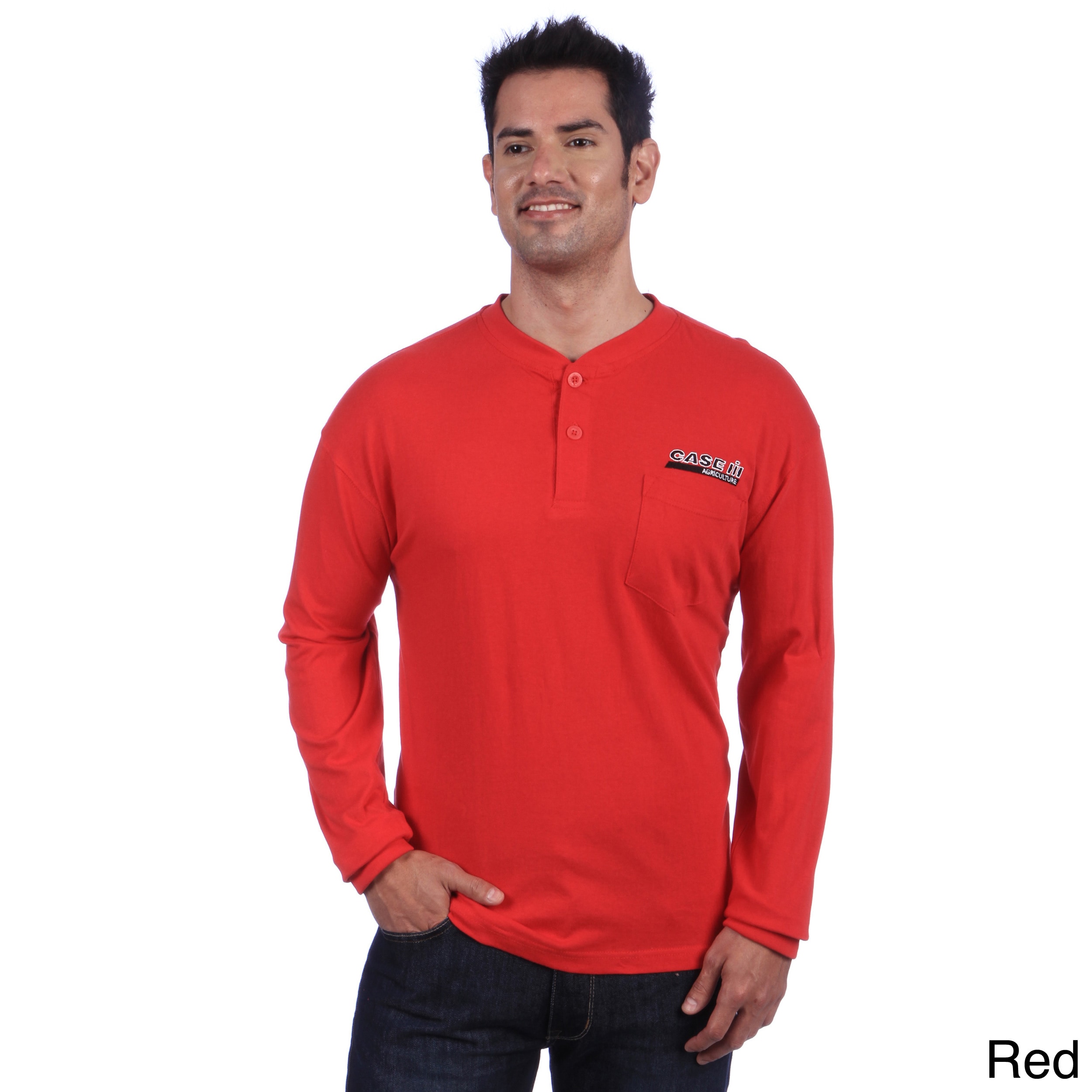 Case Ih Mens Embroidered Knit Henley