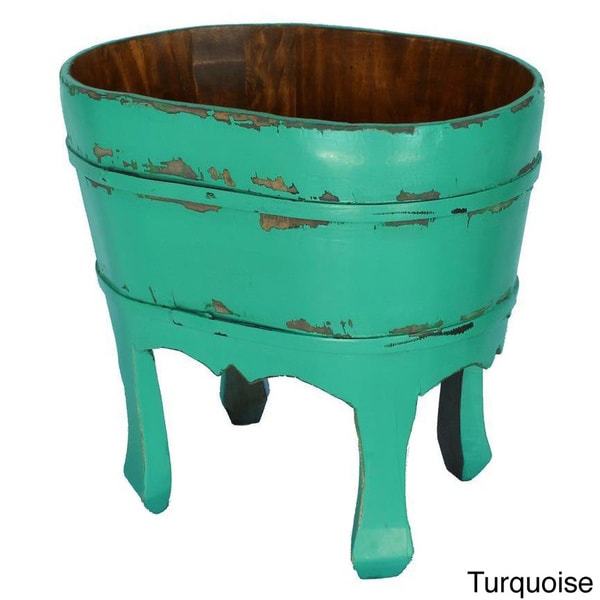 Woodard Decor 4 legged Bucket Accent Pieces