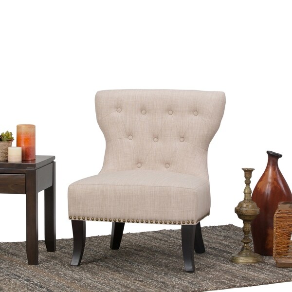 Shop WYNDENHALL Waterloo Tufted Accent Chair On Sale Free Shipping